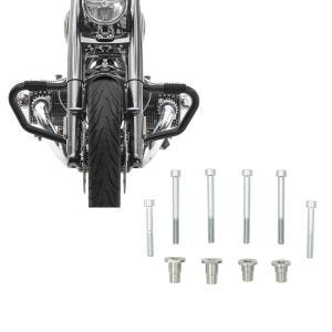 Sett: Crash bar Bart egnet for BMW R 18 / Classic 20-24 motorbeskyttelsesstang 38mm Craftride MV5 svart + adaptersett for å feste sissy bars med originale sidevesker som passer til BMW R18 20-24 Craftride