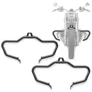 2x crashbars Bart egnet for BMW R 18 / Classic 20-24 motorbeskyttelsesstenger 38mm Craftride MV4 svart økonomisett