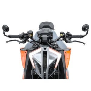 Supermoto Mirror Round Craftride styrespeil i svart nedre styrespeil DPLT2