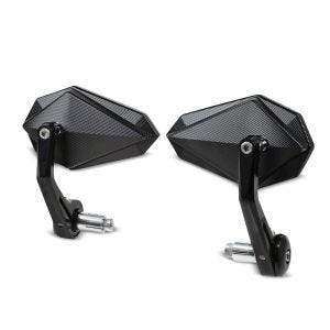 Supermoto speil Zaddox SP4 ryggspeil par nedre leddspeil DPLT