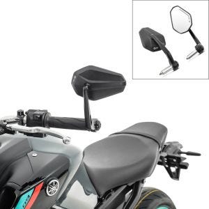 Motorsykkel Bar endespeil ECE / bakspeil Zaddox SP6 par DPL35