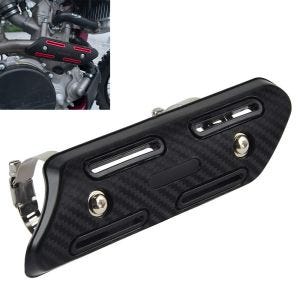 Eksosvarmebeskyttelse 4-takts egnet for Enduro og Motocross XDure HS1 manifoldbeskyttelse universal svart