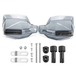 Håndbeskyttere som passer til Royal Enfield Interceptor 650 Motoguard HG2 røykgrå