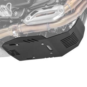 Motorbeskyttelse egnet for Benelli TRK 502 / X 16-24 aluminium frontspoiler undervognsbeskyttelse svart Motoguard