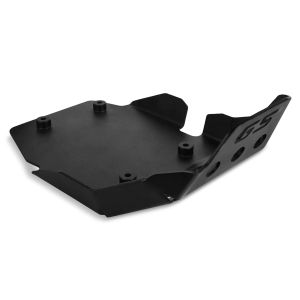 Motorbeskyttelse egnet for BMW F 700 GS 13-17 Motoguard aluminium frontspoiler undervognsbeskyttelse svart DPLB1
