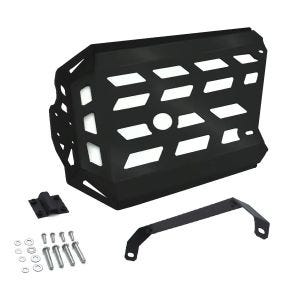 Motorbeskyttelse egnet for Suzuki V-Strom 1050 XT 20-22 Motoguard MS71 undervognsbeskyttelse i aluminium svart