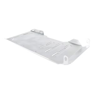 Motorschutz passend für Harley Davidson Fat Boy 114 18-24 Motoguard Aluminium Bugspoiler Unterbodenschutz silber