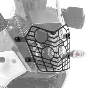 Hovedlysgitter frontlykt passer for Yamaha Tenere 700 19-24 lampebeskyttelsesgitter Motoguard SG3 svart