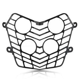 Hovedlysgitter frontlykt passer for Yamaha Tenere 700 19-24 lampebeskyttelsesgitter SG3 Motoguard svart DPL1