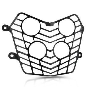 Hovedlysgitter frontlykt passer for Yamaha Tenere 700 19-24 lampebeskyttelsesgitter Motoguard SG3 svart DPL2