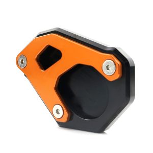 Sidestøttefotforlengelse egnet for KTM 1090 Adventure / R 17-19 sidestativ platestøtteforlengelse Motoguard FV1 oransje