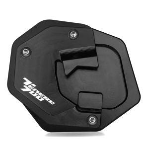 Sidestøttefotforlengelse egnet for Yamaha Tenere 700 19-24 Sidestativ platestøtteforlengelse Motoguard svart
