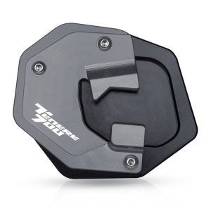 Sidestøttefotforlengelse egnet for Yamaha Tenere 700 19-24 Sidestativ platestøtteforlengelse Motoguard grå