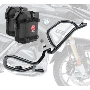 Set Sturzbügel + Taschen L2 für BMW R 1200 GS 17-18 Schutzbügel oben unten Motoguard_1