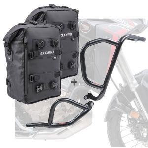 Set Sturzbügel + Taschen für Honda Africa Twin 1100 20-21 Schutzbügel oben unten Motoguard CB8_1