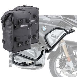 Set Sturzbügel + Taschen L2 für BMW R 1250 GS 19-21 Schutzbügel oben unten Motoguard CB8_1