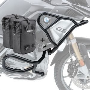 Set Sturzbügel + Taschen L3 für BMW R 1200 GS Exclusive 17-18 Schutzbügel oben unten Motoguard CB4_1