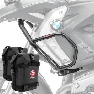 Set Verkleidungsschutzbügel + Taschen L für BMW R 1200 GS 08-12 Motoguard_1