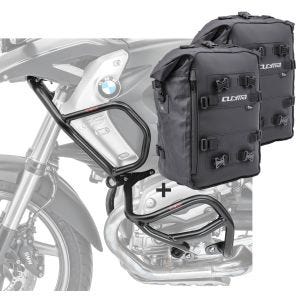 Set Sturzbügel + Taschen L2 für BMW R 1200 GS 08-12 Schutzbügel oben unten Motoguard CB8_1