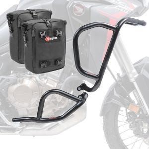 Set Sturzbügel + Taschen für Honda Africa Twin 1100 20-21 Schutzbügel oben unten Motoguard CB4_1