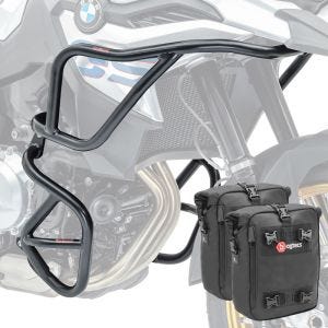 Set Sturzbügel + Taschen für BMW F 850 GS / F 750 GS 18-20 Schutzbügel oben unten Motoguard CB4_1