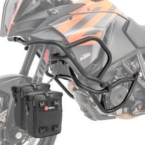 Set Sturzbügel + Taschen für KTM 1190 Adventure/ R 13-16 Schutzbügel oben unten Motoguard CB4_1