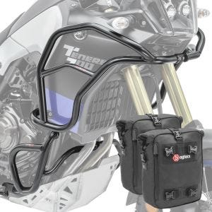 Set Sturzbügel + Taschen XL für Yamaha Tenere 700 19-21 Schutzbügel oben unten Motoguard CB4_1