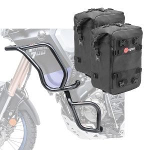 Set Sturzbügel + Taschen für Yamaha Tenere 700 19-21 Schutzbügel oben unten Motoguard CB8_1