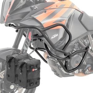 Set Sturzbügel + Taschen für KTM 1190 Adventure/ R 13-16 Schutzbügel oben unten Motoguard CB8_1