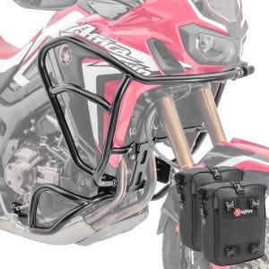 Set Sturzbügel XL + Taschen für Honda Africa Twin CRF 1000 L 16-19 Schutzbügel oben unten Motoguard CB4_1