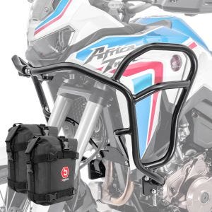Set Verkleidungsschutzbügel XL + Taschen für Honda Africa Twin 1100 20-21 Motoguard_1