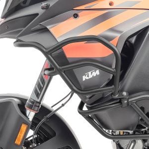 Verkleidungsschutzbügel X21 für KTM 1090 Adventure/ R 17-19 Tank-Sturzbügel oben schwarz_1