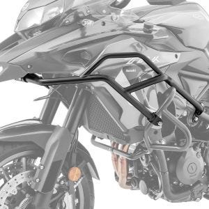 Kåpebeskyttelsesbøyle RR egnet for Benelli TRK 502 16-20 Motoguard tank crash bar på toppen