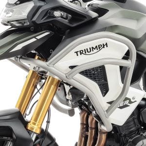 Crash bar øvre egnet for Triumph Tiger 1200 GT / Pro 22-24 kåpebeskyttelse Motoguard TG2 sølv
