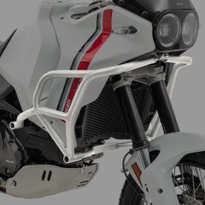 Crash bar egnet for Ducati DesertX 22-24 motorbeskyttelsesstang Motoguard MK13 sølv