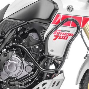 Crash bar egnet for Yamaha Tenere 700 19-24 motor beskyttelse bar Motoguard MK12 svart DPL1