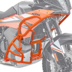 Crash bar sett egnet for KTM 790 / 890 Adventure / R 23-24 SH27 topp og bunn Motoguard crash bar oransje