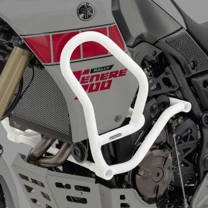 Crash bar egnet for Yamaha Tenere 700 19-24 motor beskyttelse bar Motoguard MK12 hvit