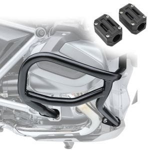 Sett med kollisjonsbøyler + beskytter egnet for BMW R 1250 GS 19-23 Motoguard L2 kollisjonsbøyler