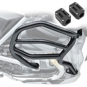 Sett med kollisjonsbøyler + beskytter egnet for BMW R 1250 GS 19-23 Motoguard XL4 kollisjonsbøyler