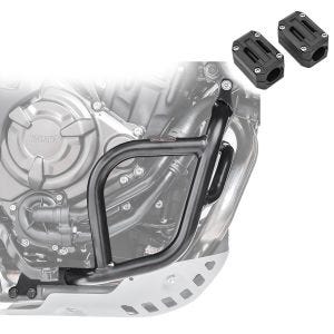 Sett med kollisjonsbøyler + beskytter egnet for Yamaha Tenere 700 19-24 Motoguard kollisjonsbøyler