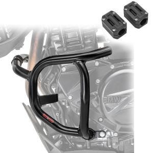 Sett med kollisjonsbøyler + beskyttelse egnet for BMW F 800 GS 08-17 Motoguard kollisjonsbøyler