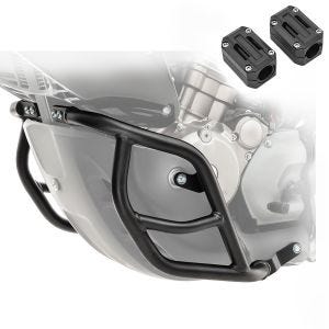 Sett med kollisjonsbøyler + beskytter egnet for Honda Transalp XL 650 V 00-07 motorbeskyttelse Motoguard SG26