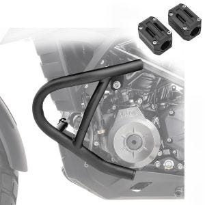 Sett med kollisjonsbøyler + beskytter egnet for BMW G 310 GS 17-24 motorbeskyttelse Motoguard SG29