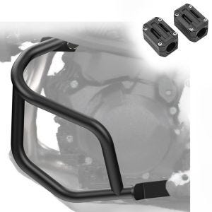 Sett med kollisjonsbøyler + beskytter egnet for BMW F 900 GS 2024 motorbeskyttelsesstang Motoguard SG56
