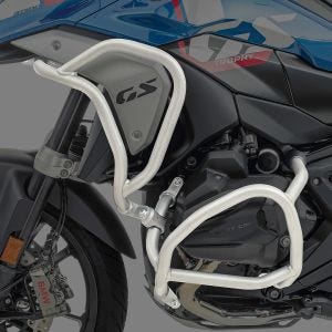 Crash bar sett egnet for BMW R 1300 GS 23-24 topp og bunn Motoguard beskyttelsesstang sølv SG35 Motoguard