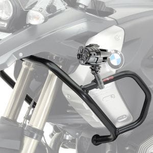 Set: Verkleidungsschutzbügel L passend für BMW R 1200 GS 08-12 Tankschutzbügel oben + Zusatzscheinwerfer DPL-SX22