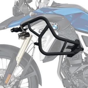 Set: Verkleidungsschutzbügel L passend für BMW F 800 GS 13-17 Tankschutzbügel oben + Zusatzscheinwerfer DPL-SX22