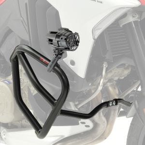 Set: Sturzbügel passend für Ducati Multistrada V4 / S 21- Motor Schutzbügel Motoguard D2 + Zusatzscheinwerfer DPL-SX22