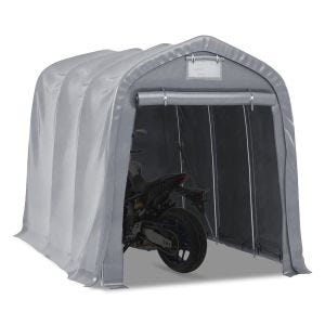Motorsykkelteltgarasje Motoguard MG1 motorsykkelgarasje universal 1,6x2,4m PVC grå